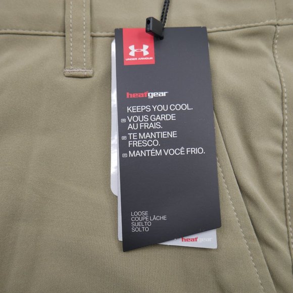 Under Armour Heatgear Long Length Golf Shorts Boys - Picture 7 of 9